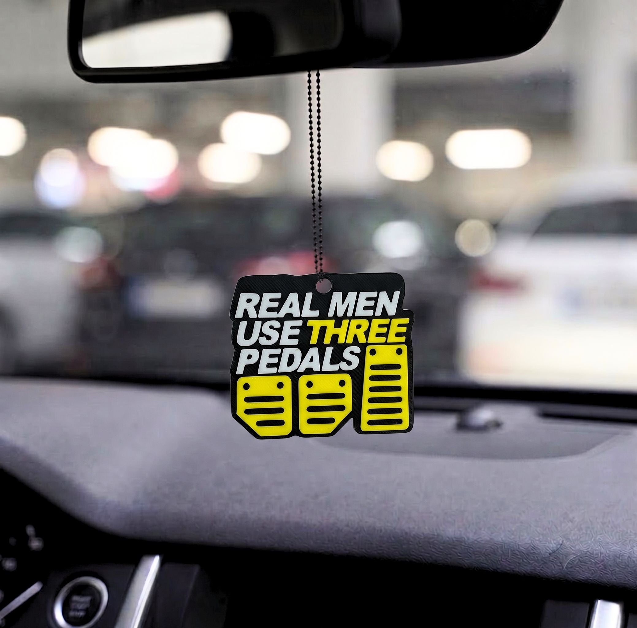 Real Men Tag (yellow)