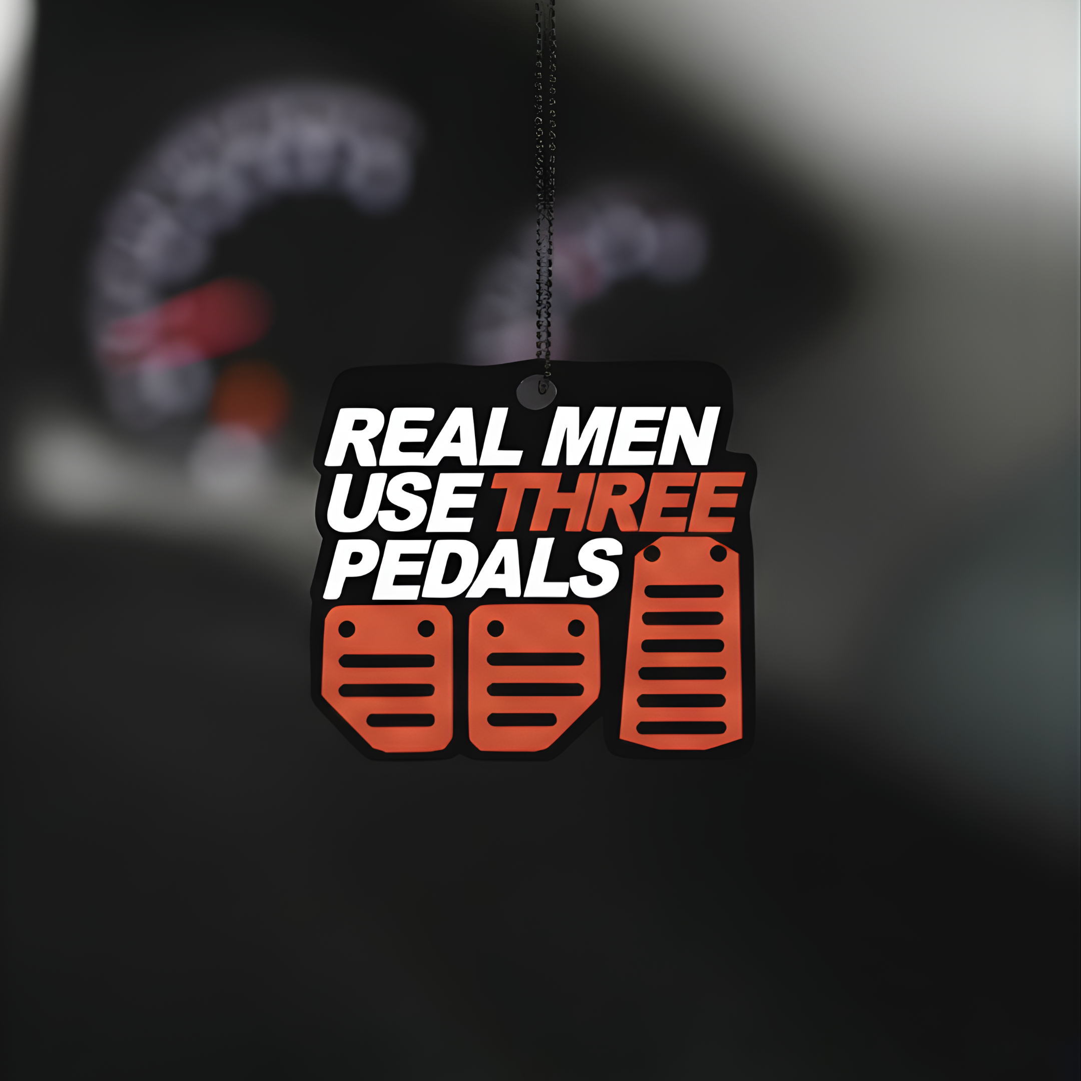 Real Men Tag (Black)