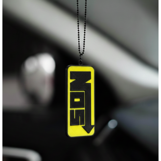 NOS Custom mirror tag